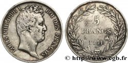 5 francs type Tiolier avec le I, tranche en creux 1831 Rouen F.315/15