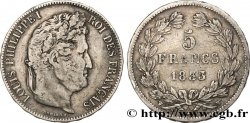 5 francs IIe type Domard 1833 Lille F.324/28 TB