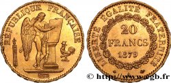 20 francs or Génie, Troisième République 1879 Paris F.533/7