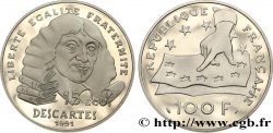Belle Épreuve 15 écus / 100 francs Descartes 1991 Paris F5.2001 1 FDC