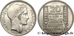 20 francs Turin, rameaux courts 1933  F.400/4 SUP55