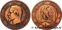 Dix centimes Napoléon III, tête nue 1857 Paris F.133/41