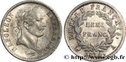 Demi-franc Napoléon Ier tête laurée, Empire français 1814 Paris F.178/63 SUP62