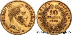10 francs or Napoléon III, tête laurée, type définitif à grand 10 1864 Paris F.507A/6 TB35