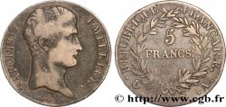 5 francs Napoléon Empereur, Calendrier révolutionnaire 1805 Paris F.303/2 TB20