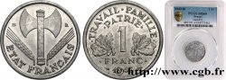 1 franc Francisque, légère 1943 Beaumont-Le-Roger F.223/4
