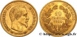 10 francs or Napoléon III, tête nue 1860 Strasbourg F.506/11