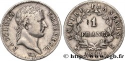 1 franc Napoléon Ier tête laurée, Empire français 1811 Bordeaux F.205/33