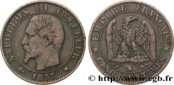 Cinq centimes Napoléon III, tête nue 1857 Marseille F.116/42