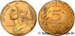 5 centimes Marianne 1969 Paris F.125/5 FDC