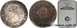 20 centimes Napoléon III, tête nue 1857 Paris F.148/7