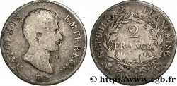 2 francs Napoléon Empereur, Calendrier révolutionnaire 1805 Bayonne F.251/20