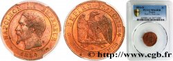 Deux centimes Napoléon III, tête nue 1854 Lyon F.107/15