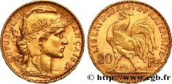 20 francs or Coq, Dieu protège la France 1905 Paris F.534/10