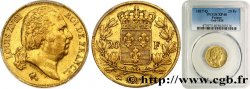 20 francs or Louis XVIII, tête nue 1817 Perpignan F.519/8 TTB40 PCGS