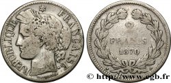 2 francs Cérès, sans légende 1870 Bordeaux F.264/2