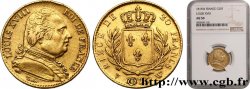 20 francs or Louis XVIII, buste habillé 1815 Lille F.517/18