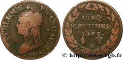 Cinq centimes Dupré, grand module 1800 Lille F.115/140