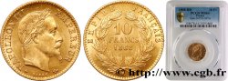 10 francs or Napoléon III, tête laurée 1868 Strasbourg F.507A/18