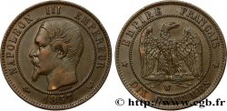 Dix centimes Napoléon III, tête nue 1857 Lille F.133/46