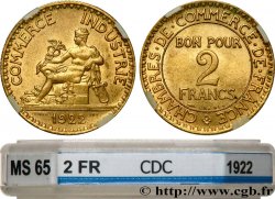 2 francs Chambres de Commerce 1922 F.267/4