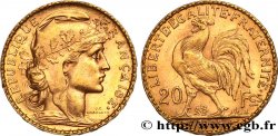 20 francs or Coq, Dieu protège la France 1905 Paris F.534/10
