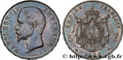 5 francs Napoléon III, tête nue, petit A 1856 Paris F.330/7