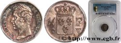 1/4 franc Charles X 1829 Lille F.164/38 SPL64 PCGS