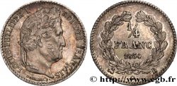 1/4 franc Louis-Philippe 1834 Rouen F.166/38 MBC50
