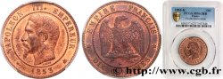 Dix centimes Napoléon III, tête nue 1853 Bordeaux F.133/7