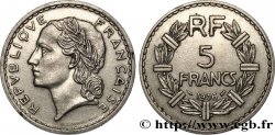 5 francs Lavrillier, nickel 1936 F.336/5