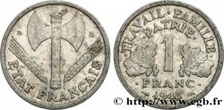 1 franc Francisque, légère 1943 Beaumont-Le-Roger F.223/4