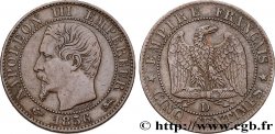 Cinq centimes Napoléon III, tête nue 1856 Lyon F.116/33