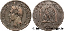 Dix centimes Napoléon III, tête nue 1855 Marseille F.133/30