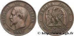 Dix centimes Napoléon III, tête nue 1857 Lille F.133/46