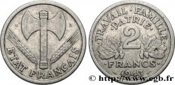 2 francs Francisque 1943 Beaumont-Le-Roger F.270/3