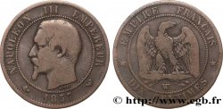 Dix centimes Napoléon III, tête nue 1857 Lille F.133/46
