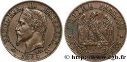Cinq centimes Napoléon III, tête laurée 1864 Bordeaux F.117/15