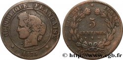 5 centimes Cérès 1875 Bordeaux F.118/12