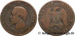 Dix centimes Napoléon III, tête nue 1857 Lille F.133/46