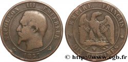 Dix centimes Napoléon III, tête nue 1857 Lille F.133/46