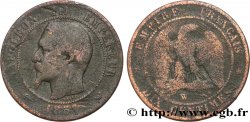 Dix centimes Napoléon III, tête nue 1857 Lille F.133/46