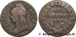 Cinq centimes Dupré, grand module 1797 Strasbourg F.115/20