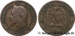 Dix centimes Napoléon III, tête laurée 1864 Bordeaux F.134/13