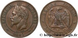 Dix centimes Napoléon III, tête laurée 1864 Bordeaux F.134/15