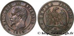 Un centime Napoléon III, tête nue 1853 Marseille F.102/7