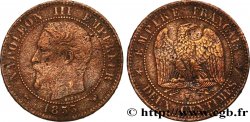 Deux centimes Napoléon III, tête nue 1853 Lille F.107/8