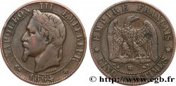 Cinq centimes Napoléon III, tête laurée 1864 Strasbourg F.117/14