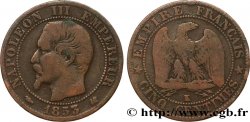 Cinq centimes Napoléon III, tête nue 1853 Bordeaux F.116/5