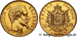 50 francs or Napoléon III, tête nue 1858 Paris F.547/5 TTB